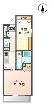 エトワール Mの間取り画像