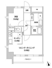 KANZE SHIBAURA RESIDENCEの間取り画像