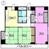 レジデンス勝山の間取り画像