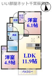 ソフィア クレールの間取り画像