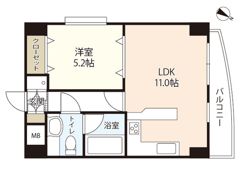 マーキュリーシティ壱番館の間取り画像