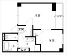 NYマンションの間取り画像