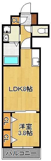 サンクレシア戸畑駅前の間取り画像