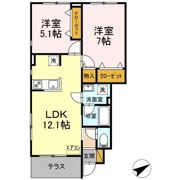 Verger（ｳﾞｪﾙｼﾞｪ）の間取り画像
