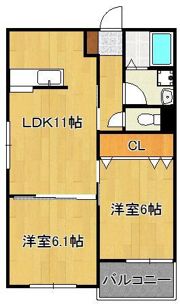 CS到津の間取り画像