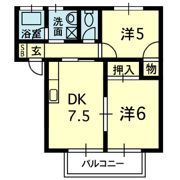 ビ・アンジュの間取り画像