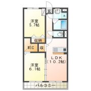 メルローズ寿北1の間取り画像