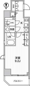 Fortuney大手前の間取り画像