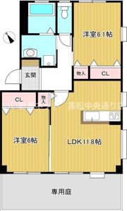 フォブール津森D棟の間取り画像