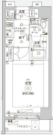 クレヴィスタ練馬平和台の間取り画像