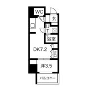 ワールドアイ京町堀の間取り画像