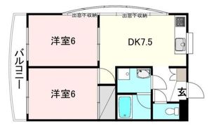 KBコート本町2の間取り画像