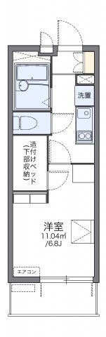 レオパレスカナの間取り画像