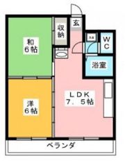 フラワーパレスハラダの間取り画像
