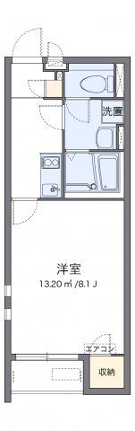 クレイノOOSHIMOの間取り画像