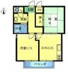 シャンテ渡辺の間取り画像