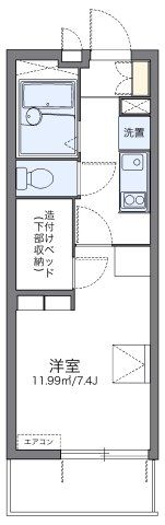 レオパレスレジェンドプーマの間取り画像