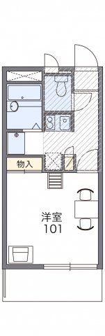 レオパレスエル2001の間取り画像