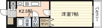 リベルタ可愛の間取り画像