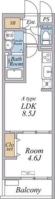 リブリ・南品川の間取り画像