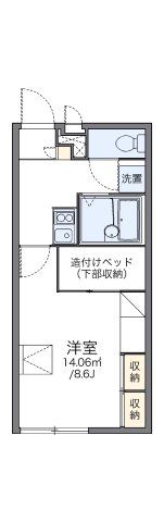 レオパレスセーヴェの間取り画像