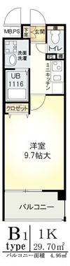 イー・ウエストの間取り画像