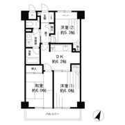 パークヒルズ鷺沼弐番館の間取り画像