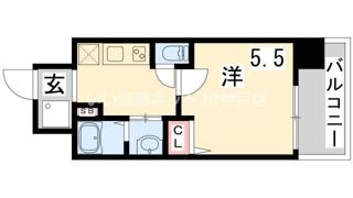 スプランディッド元町山手の間取り画像