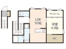 Canal Courtの間取り画像