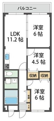パークヒルズの間取り画像