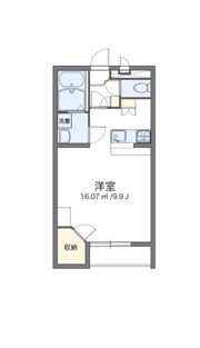 レオパレス芳田Ⅱの間取り画像