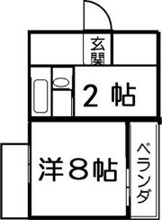 ジョイフルくずはⅠの間取り画像