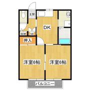 フロレアールB棟の間取り画像