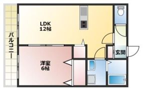 トラス平山の間取り画像