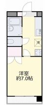 コスモクィーン矢坂Ⅰの間取り画像