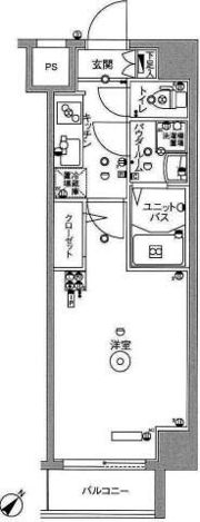 スカイコート押上参番館の間取り画像