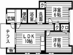 シャルム西浜の間取り画像