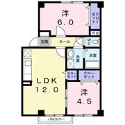 アリエス1番町の間取り画像