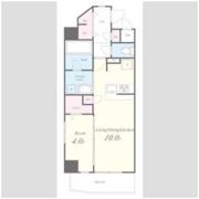 リュエルうめきたの間取り画像