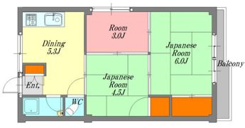 荒神ビルの間取り画像