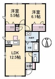 シャルマン A棟の間取り画像