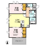 ヌヌース南鳩ヶ谷の間取り画像