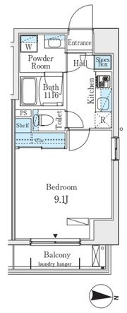 プライマル江東住吉の間取り画像