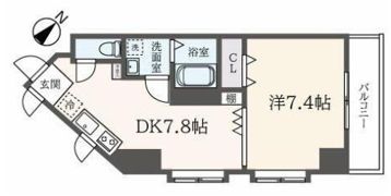 フェルテ高波の間取り画像