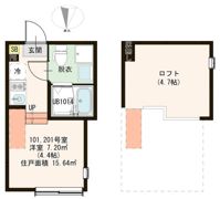 ハーモニーテラス北小岩ⅩⅧの間取り画像