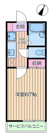 アパートメンズ35の間取り画像