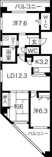 オーデ・ブルージュの間取り画像