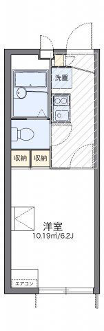 レオパレスフラワーⅢの間取り画像