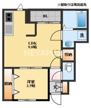 Prezia福田の間取り画像