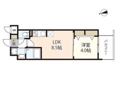 S-RESIDENCE本川町affordの間取り画像